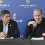 Kicillof destina 273.000 millones para Bahía Blanca y volvió a pedirle una reunión a Milei