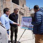 Andrés Watson y Gabriel Katopodis corroboraron la reactivación de la obra en el Centro de Desarrollo Infantil de Pico de Oro