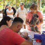 Multitudinaria jornada de atención veterinaria