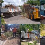 Siguen los trabajos de limpieza en los barrios de Berazategui