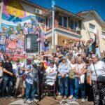 Con la participación de Mayra, Eva Mieri Y Juan Martín Mena se descubrió un mural y una placa en el ex Pozo de Quilmes