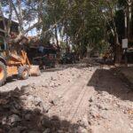 Comenzó la puesta en valor de las calles empedradas en la zona céntrica