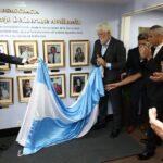 Barrueco y Ferraresi inauguraron el hall “Presidentes de la democracia”