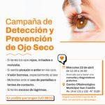 Berazategui: Campaña gratuita de detección y prevención de ojo seco