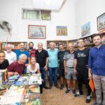 Carlos Balor se reunió con la Comisión de la Biblioteca Popular Manuel Belgrano