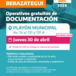 Este jueves: Operativo gratuito de documentación en Berazategui
