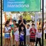 Ferraresi inauguró nuevas plazas y parques en Avellaneda