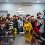 Andrés Watson y estudiantes de escuelas secundarias analizaron inquietudes de la agenda escolar