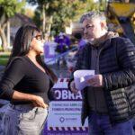 Continúan los trabajos diarios de bacheo en hormigón en Quilmes Oeste con financiamiento 100% municipal