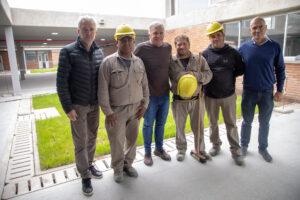 Carlos Balor visitó la obra de la futura Escuela Secundaria Técnica N° 7 de Berazategui