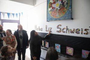 Eva Mieri participó del acto de imposición de nombre de la EES Nº 71 de Quilmes Oeste
