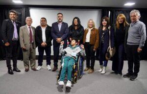 Luayza, en charla sobre discapacidad