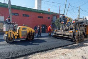 Obra de repavimentación para los vecinos y vecinas de Gutiérrez