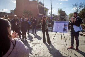 Avanza la obra de pavimento de 27 cuadras en el barrio La Cañada de Quilmes Oeste