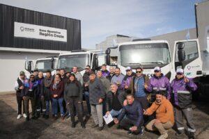 Quilmes incorporó cinco nuevos camiones volcadores a su flota municipal