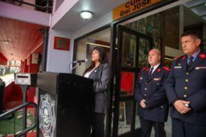 Acto por el día del Bombero Voluntario Argentino en el cuartel de Quilmes