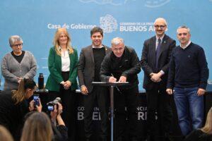 Balor acompañó a Kicillof en una nueva iniciativa para mejorar la calidad de vida de niños y adolescentes
