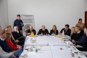 Carlos Balor se reunió con representantes del Centro de Martilleros de Berazategui