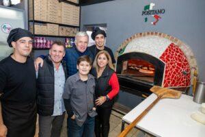 Carlos Balor visitó la Pizzería Italiana y Restó Positano