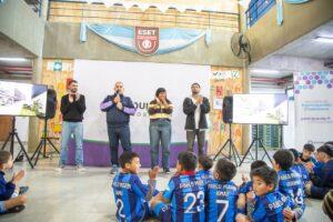 Presentaron la obra del nuevo polideportivo de Ezpeleta