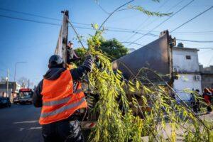 Programa “-Residuos +Comunidad”: continúan los operativos de poda correctiva en los barrios del distrito
