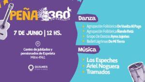 Quilmes sigue con la cultura y la tradición en los barrios: llega Peña 360