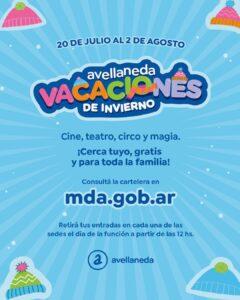 Avellaneda presenta su cronograma de espectáculos y actividades para las vacaciones de invierno