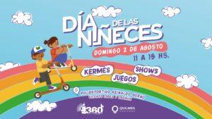 Se viene el festival de las niñeces: este domingo 2 de agosto con entrada libre y gratuita en el Polideportivo Municipal
