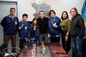 Andrés Watson reconoció el desempeño de karatecas varelenses