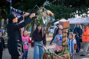 El gran parque de juegos, una atracción ideal para el disfrute de las familias en el receso invernal con entrada libre y gratuita