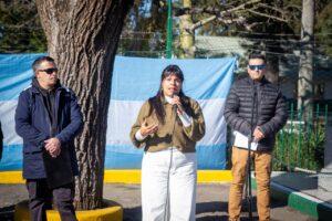 Eva Mieri participó del acto por el 88º aniversario del Pejerrey Club de Quilmes