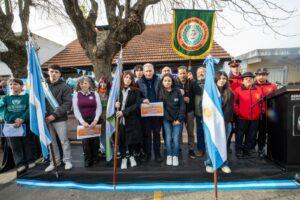 El intendente Carlos Balor participó del reconocimiento a Julio Cao