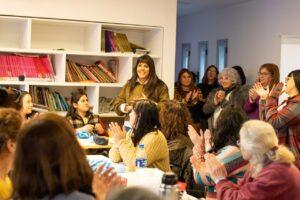 Jornada solidaria en el Centro Isabel Pallamay en el marco del Día de la Tejedora