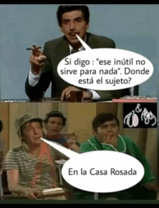 Un poco de humor