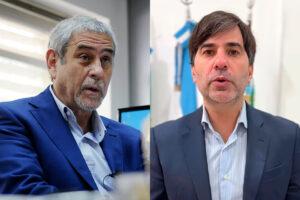 Dos ex intendentes que salen de caminata, Jorge Ferraresi y Francisco Echarren