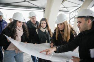 Magdalena Sierra recorrió obras en marcha