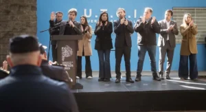 Otermín y Kicillof inauguraron una Base UTOI con 100 nuevos efectivos