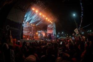 Multitudinario y espectacular cierre a puro rock en los festejos por el 360º aniversario de Quilmes con el show de Caballeros de la Quema