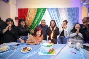 Mayra y Eva Mieri participaron de la celebración por el 30º aniversario de la Comunidad Tinkunaku