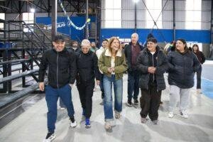 Magdalena Sierra recorrió obras de infraestructura en Villa Tranquila