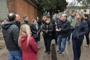 Miembros del gabinete municipal y representantes del Honorable Tribunal de Cuentas bonaerense recorrieron el predio de la ex empresa AGFA
