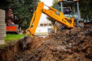 Continúan las obras de saneamiento hidráulico en Berazategui