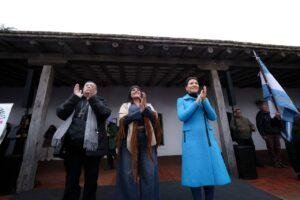Mayra y Eva Mieri encabezaron el acto institucional por el 360º aniversario de Quilmes en la Casona Histórica de Santa Coloma