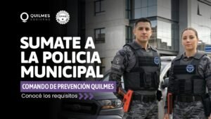 Quilmes lanza su comando de prevención municipal: una fuerza profesional y de cercanía para cuidar a los vecinos