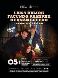 El Teatro Roma presenta “De Batallas y de Amores”