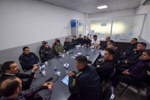 Andrés Watson reunió a representantes de las fuerzas de seguridad para coordinar labores colaborativas
