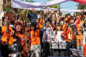 Balor inauguró un pavimento en el barrio Agustín Ramírez