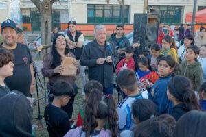 Carlos Balor participó del festejo por el Día de las Infancias en Villa España