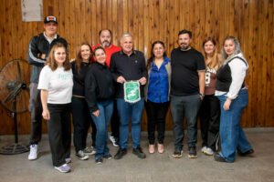 Carlos Balor visitó el Club Vecinal La Unión