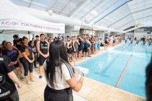 Eva Mieri acompañó el desarrollo de dos competencias de los Juegos Bonaerenses 2026